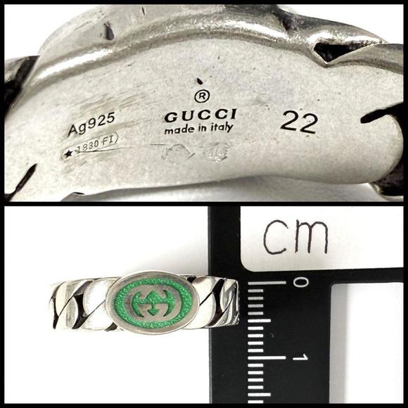 Gucci Men's Interlocking G Silver Ring - Picture 8 of 10